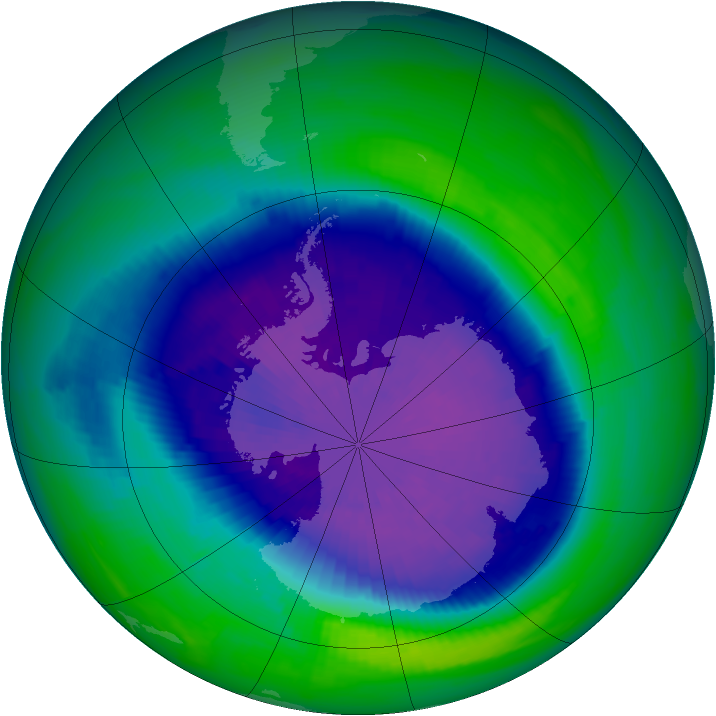 Ozone Map 1993-09-24